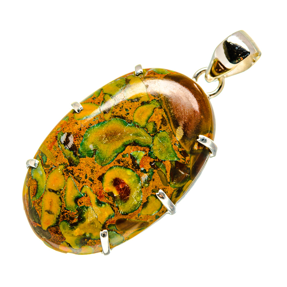 Rainforest Jasper Pendants handcrafted by Anasilvercos - PD752797