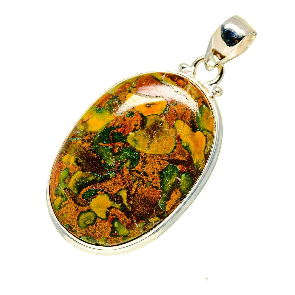Rainforest Jasper Pendants handcrafted by Anasilvercos - PD752890