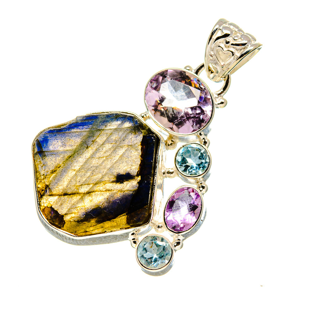 Labradorite Pendants handcrafted by Anasilvercos - PD752929