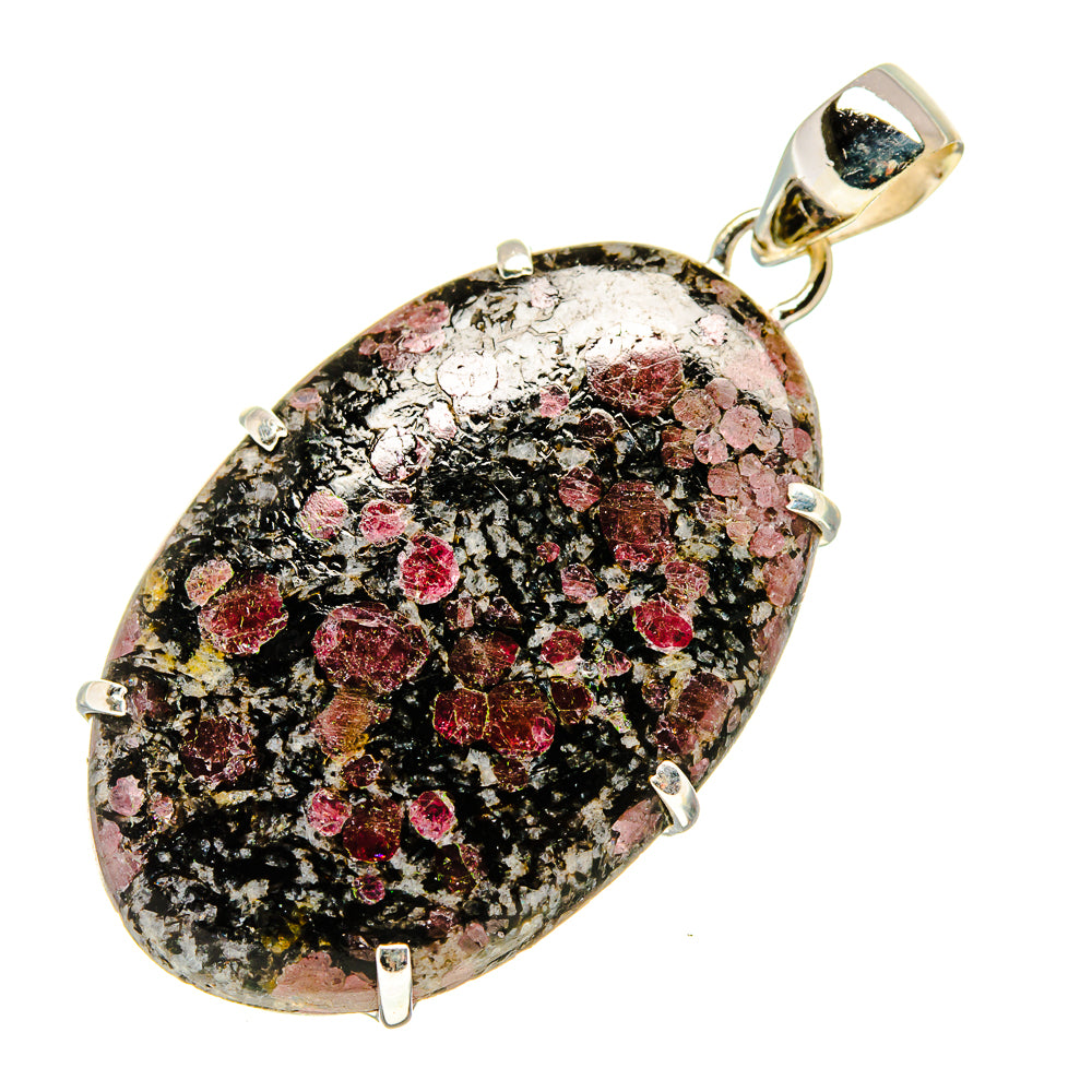 Russian Eudialyte Pendants handcrafted by Anasilvercos - PD752956