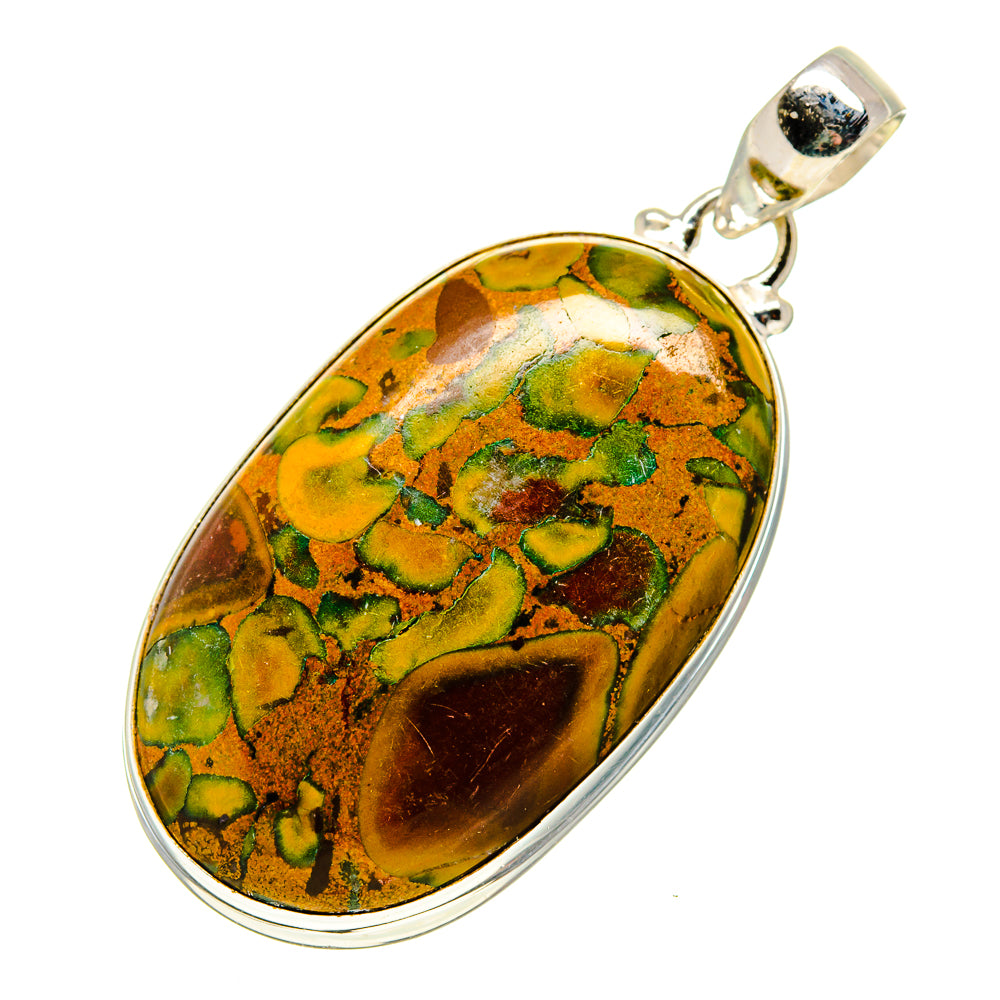 Rainforest Jasper Pendants handcrafted by Anasilvercos - PD752966