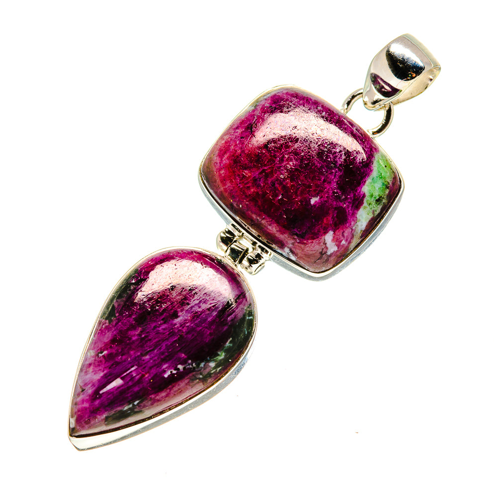 Ruby Zoisite Pendants handcrafted by Anasilvercos - PD752985