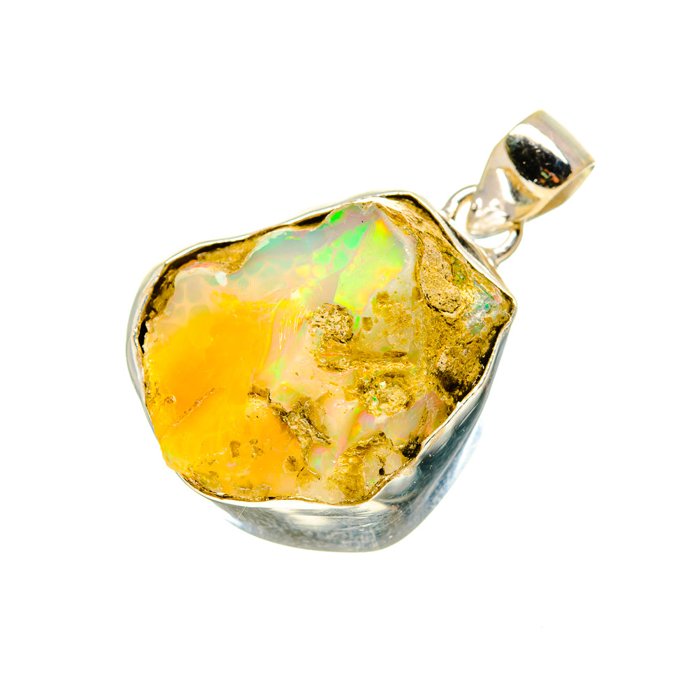 Ethiopian Opal Pendants handcrafted by Anasilvercos - PD752996