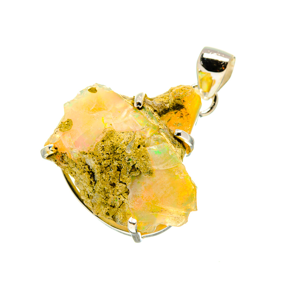 Ethiopian Opal Pendants handcrafted by Anasilvercos - PD753011