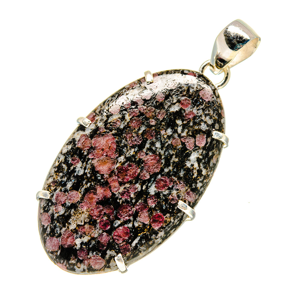 Russian Eudialyte Pendants handcrafted by Anasilvercos - PD753104