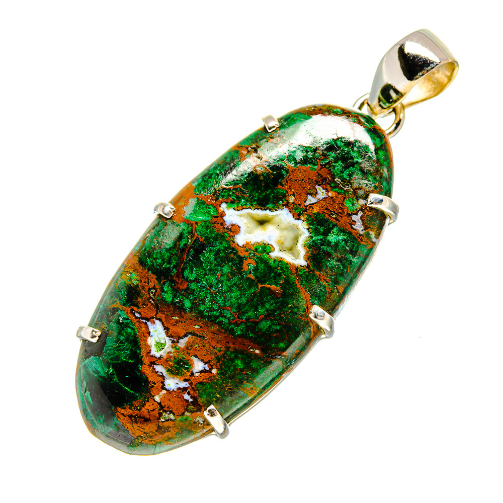 Chrysocolla Pendants handcrafted by Anasilvercos - PD753109