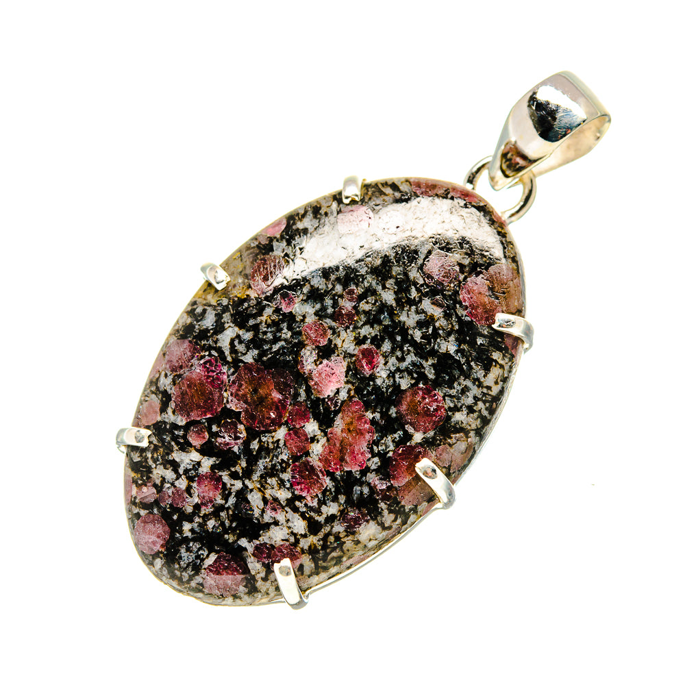 Russian Eudialyte Pendants handcrafted by Anasilvercos - PD753110