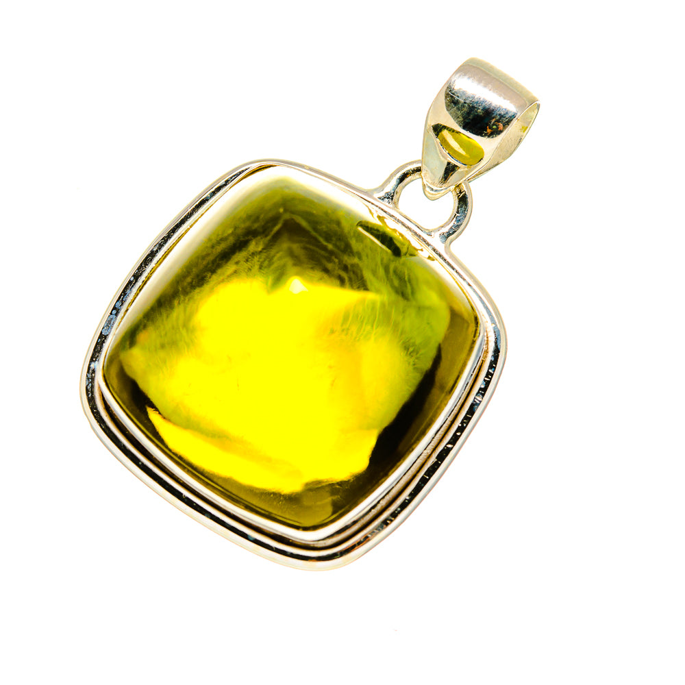 Olive Quartz Pendants handcrafted by Anasilvercos - PD753156