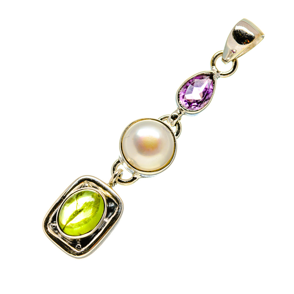 Peridot Pendants handcrafted by Anasilvercos - PD753196