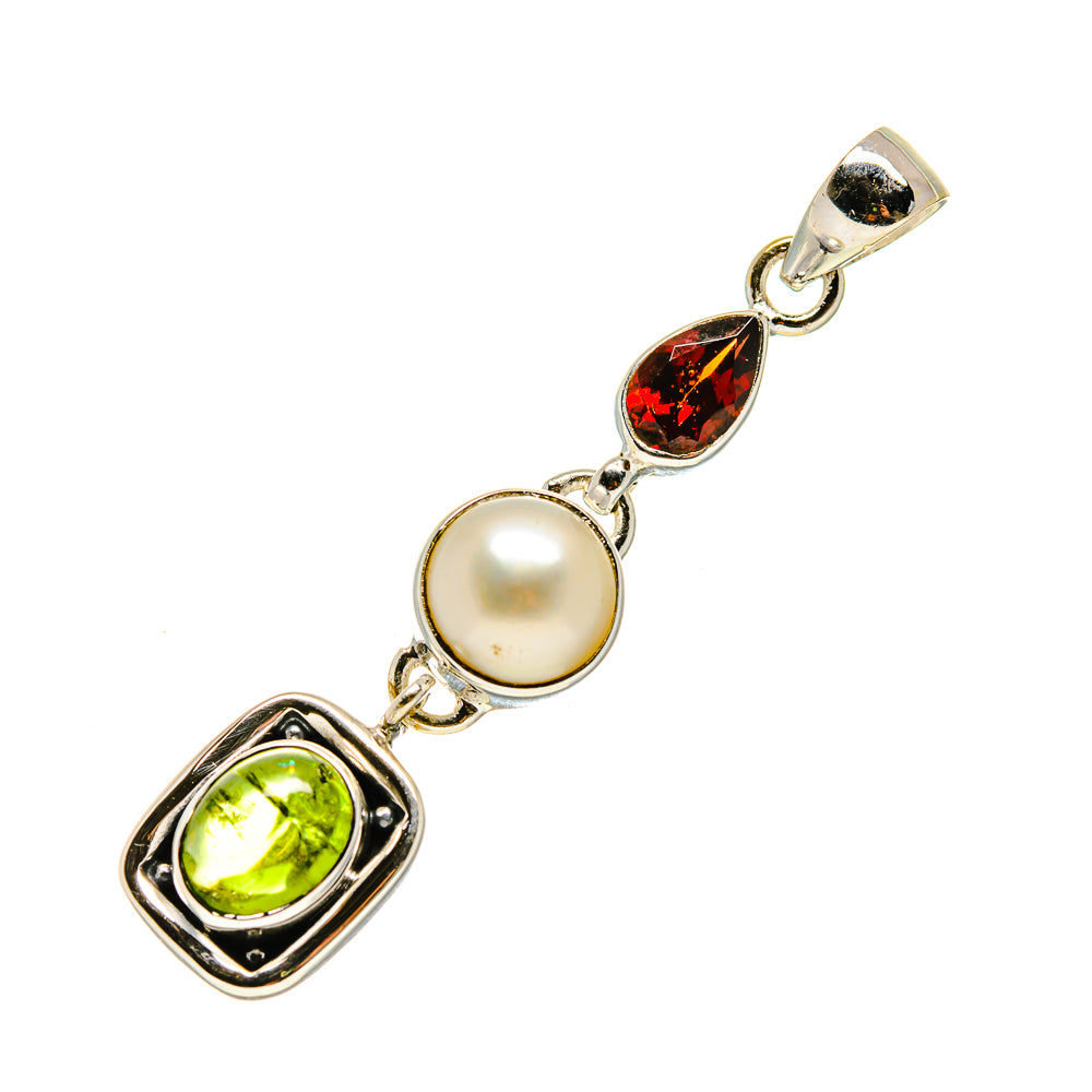 Peridot Pendants handcrafted by Anasilvercos - PD753197