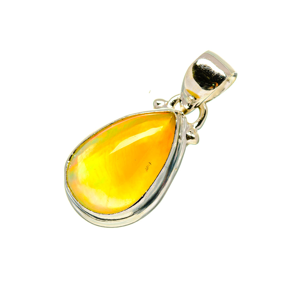 Ethiopian Opal Pendants handcrafted by Anasilvercos - PD753288