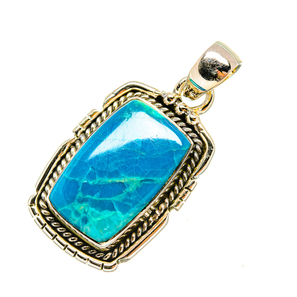 Chrysocolla Pendants handcrafted by Anasilvercos - PD7533