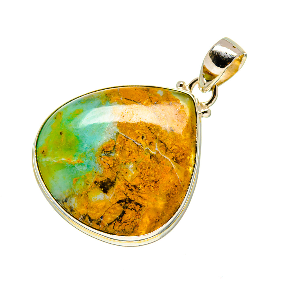 Peruvian Opal Pendants handcrafted by Anasilvercos - PD753313