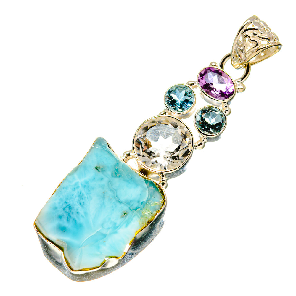 Larimar Pendants handcrafted by Anasilvercos - PD753333