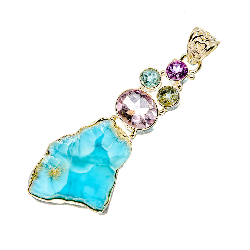 Larimar Pendants handcrafted by Anasilvercos - PD753357