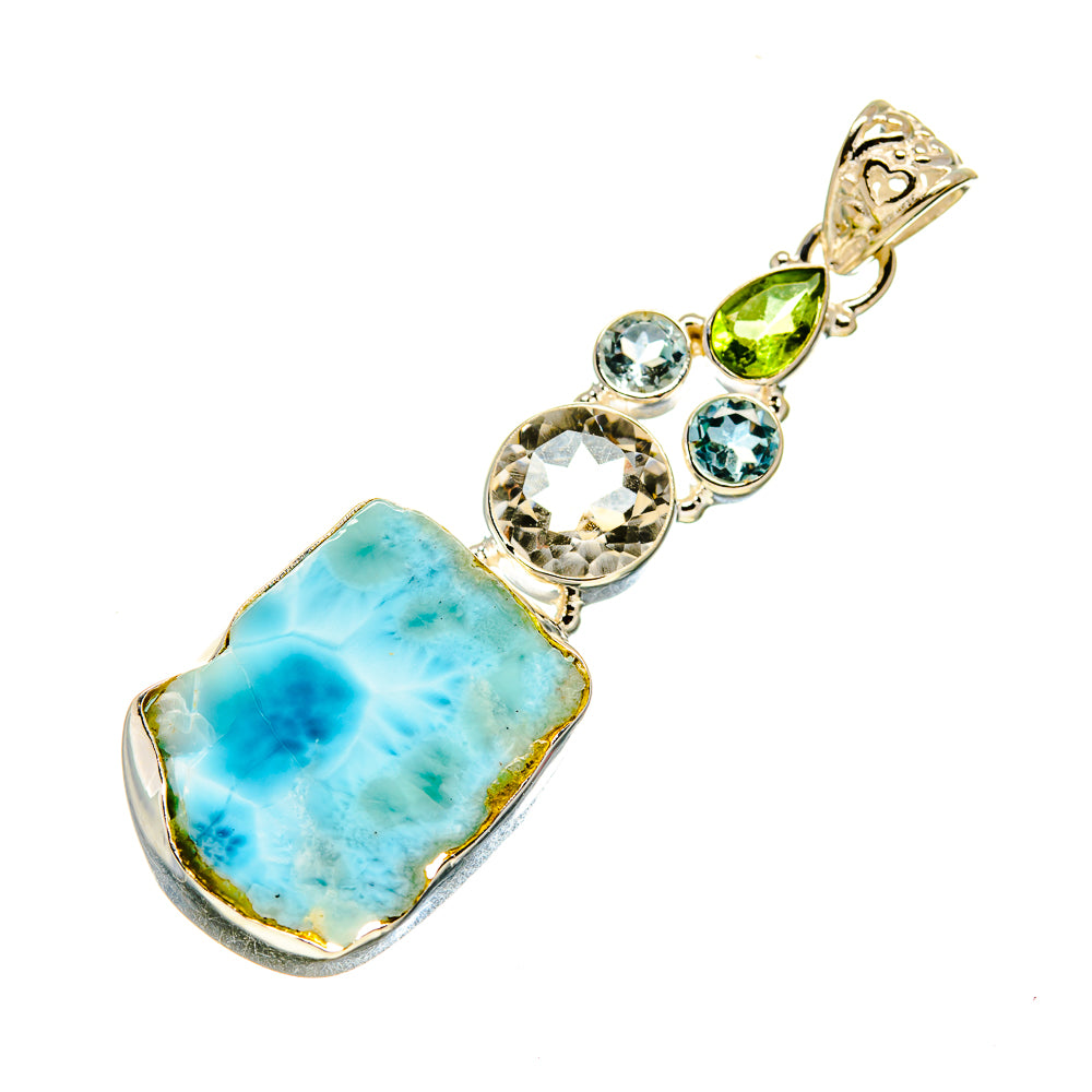 Larimar Pendants handcrafted by Anasilvercos - PD753358