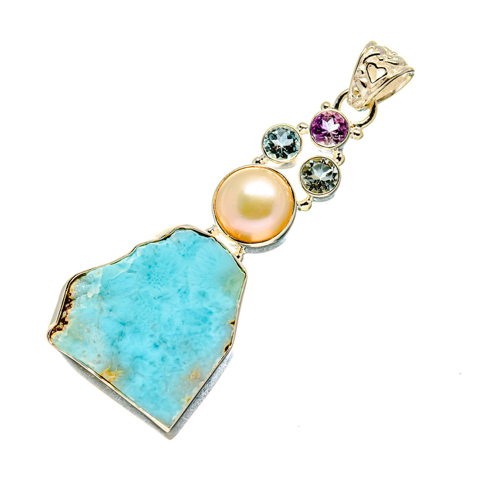 Larimar Pendants handcrafted by Anasilvercos - PD753386