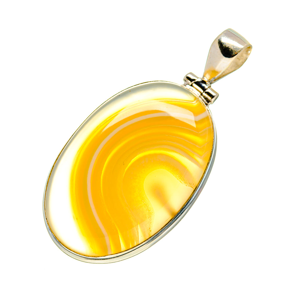 Botswana Agate Pendants handcrafted by Anasilvercos - PD753420