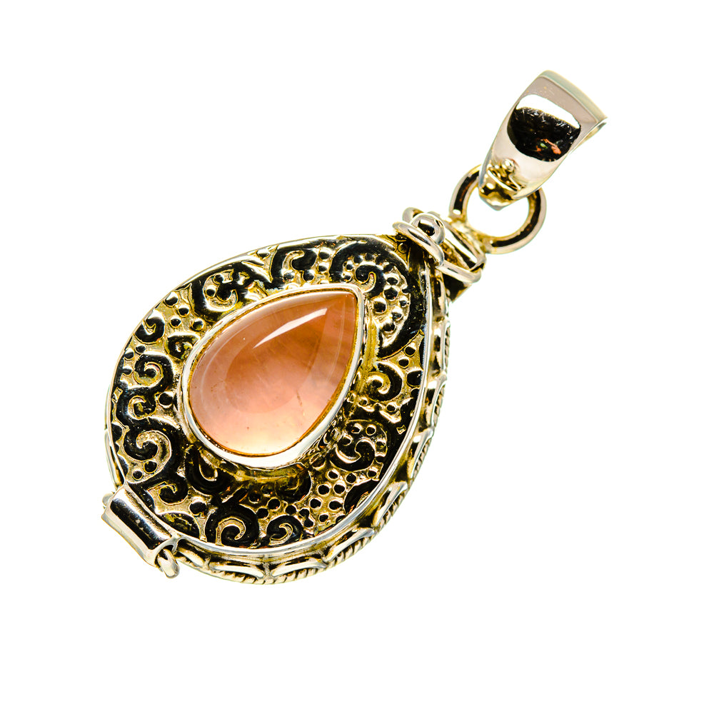 Rose Quartz Pendants handcrafted by Anasilvercos - PD753453