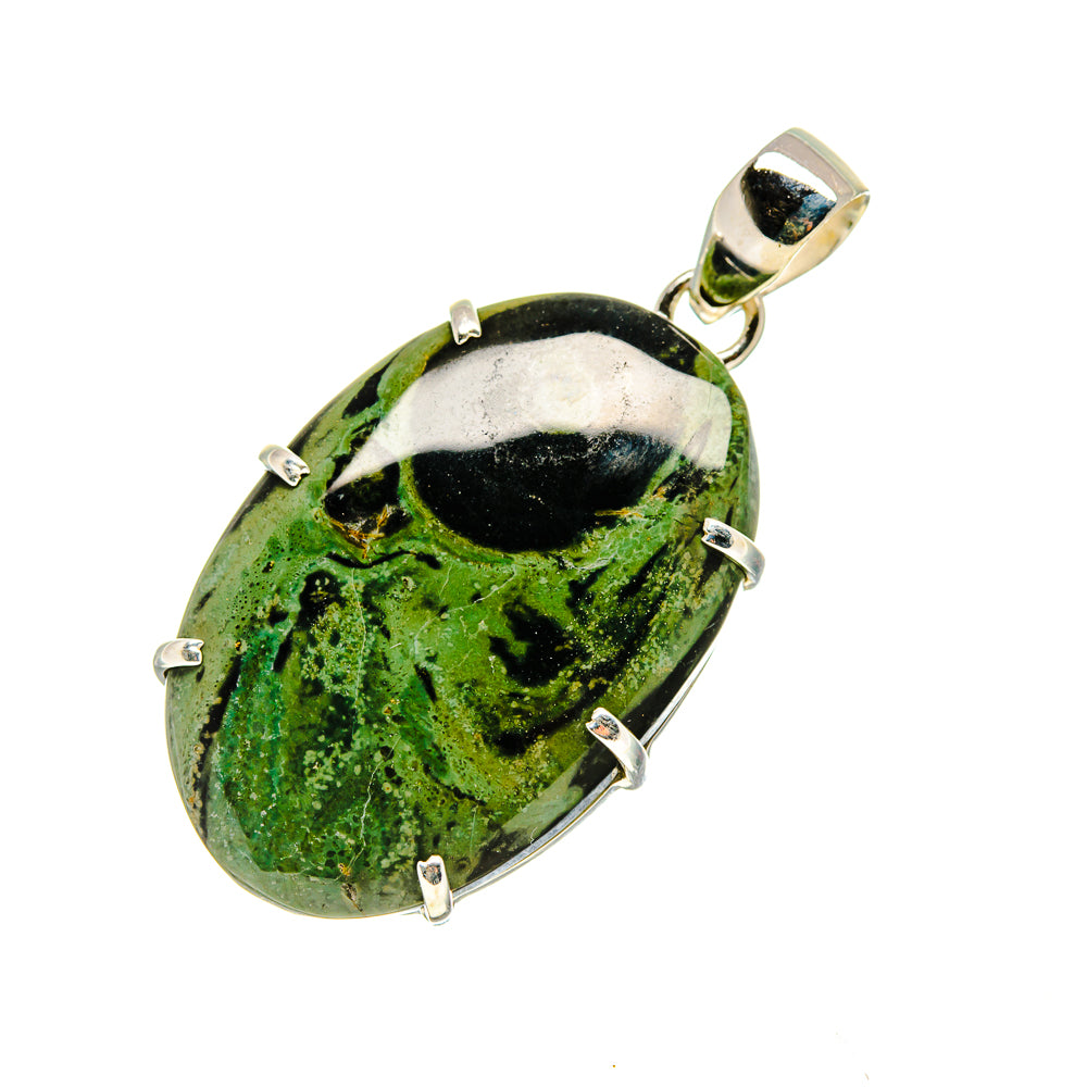Rainforest Jasper Pendants handcrafted by Anasilvercos - PD753469
