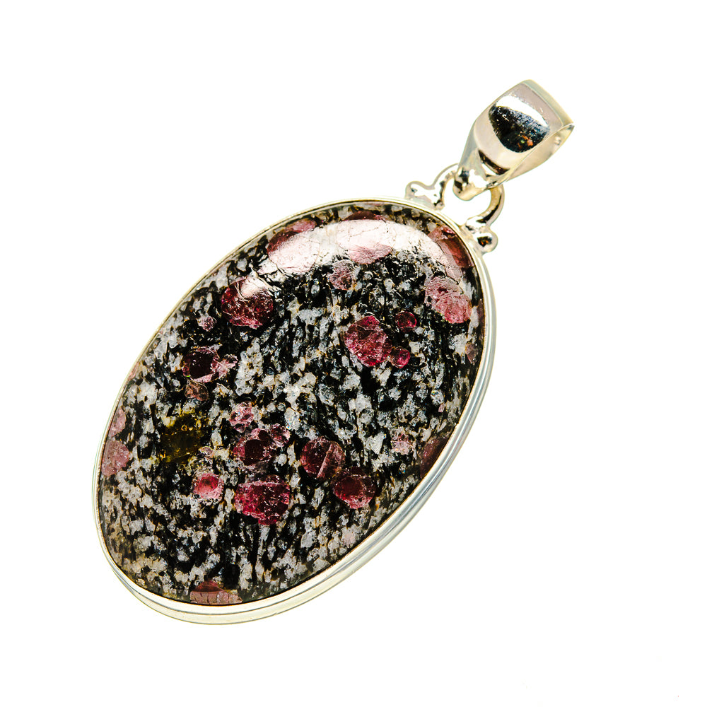 Russian Eudialyte Pendants handcrafted by Anasilvercos - PD753503