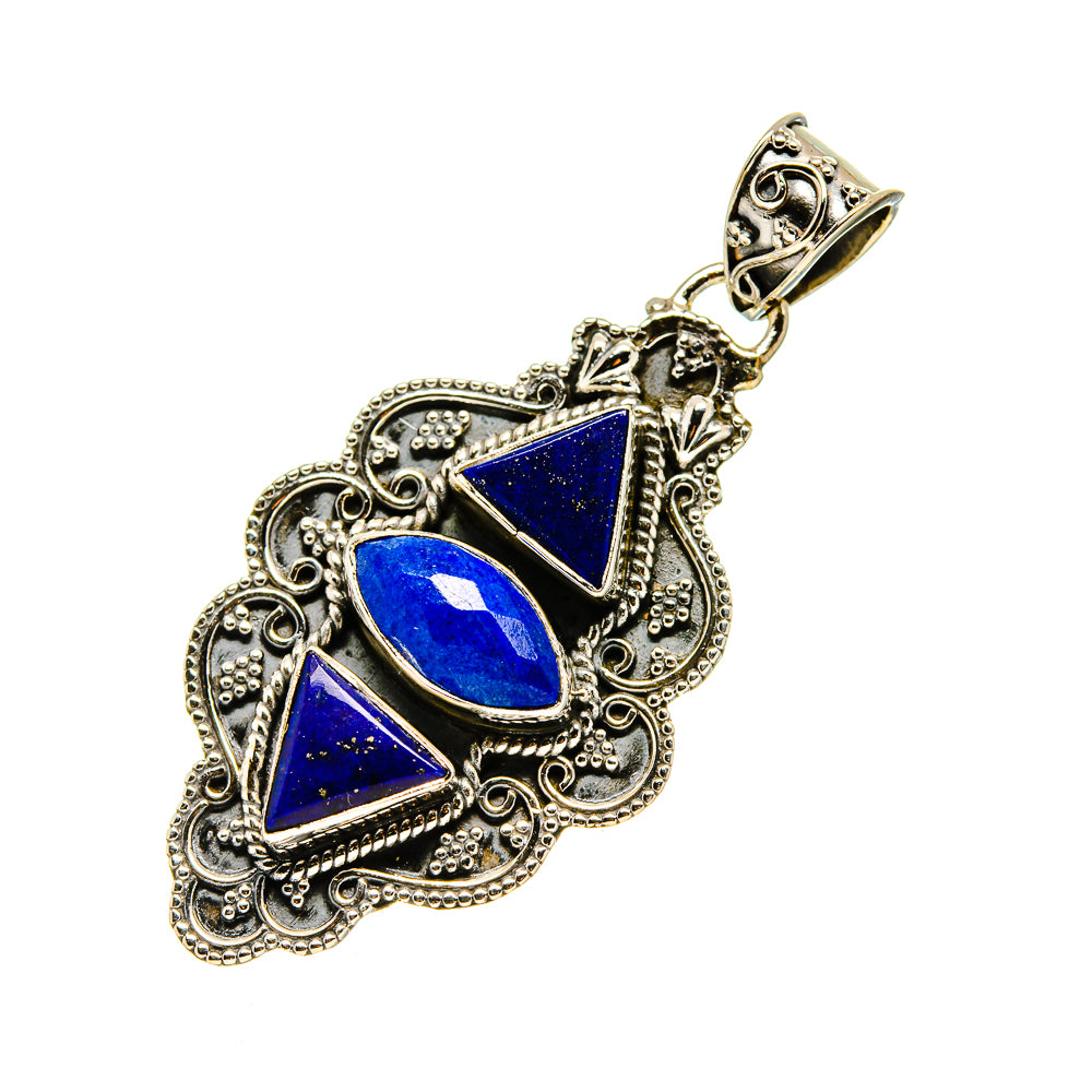 Lapis Lazuli Pendants handcrafted by Anasilvercos - PD753504
