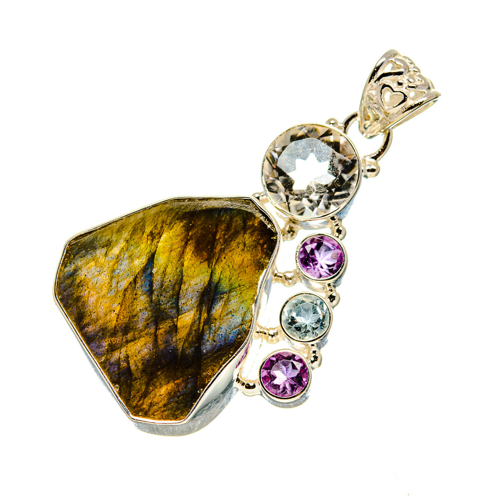 Labradorite Pendants handcrafted by Anasilvercos - PD753521