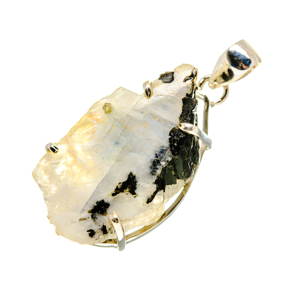 Rainbow Moonstone Pendants handcrafted by Anasilvercos - PD753554