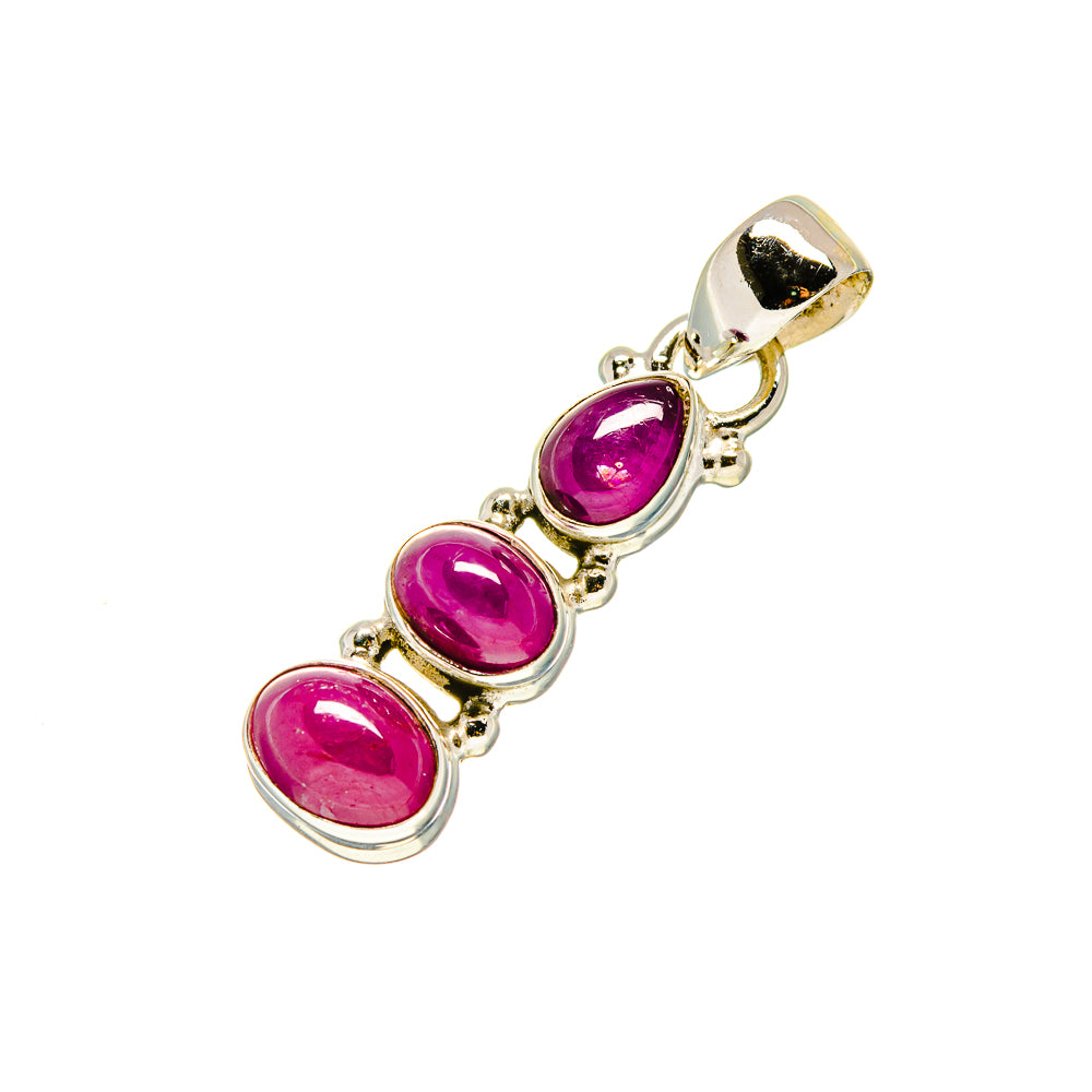 Ruby Pendants handcrafted by Anasilvercos - PD753594