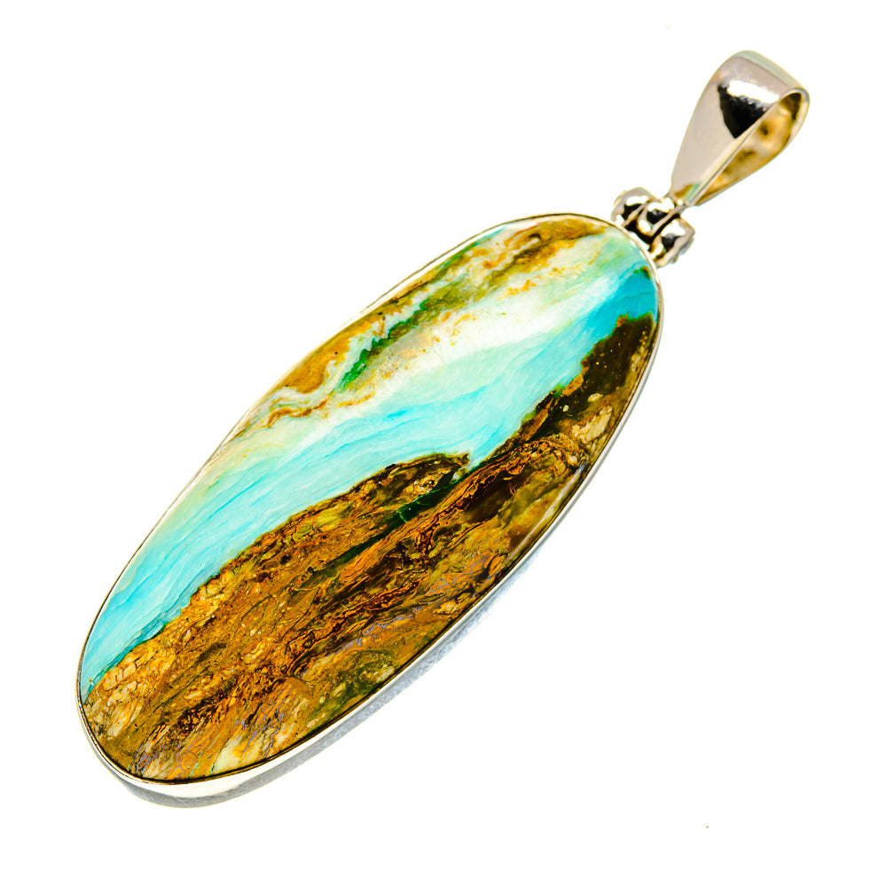 Peruvian Opal Pendants handcrafted by Anasilvercos - PD753619