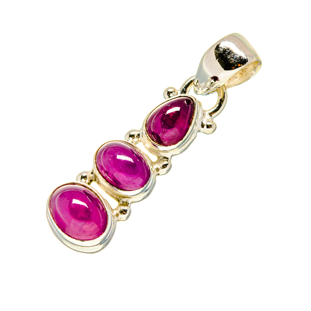 Ruby Pendants handcrafted by Anasilvercos - PD753636