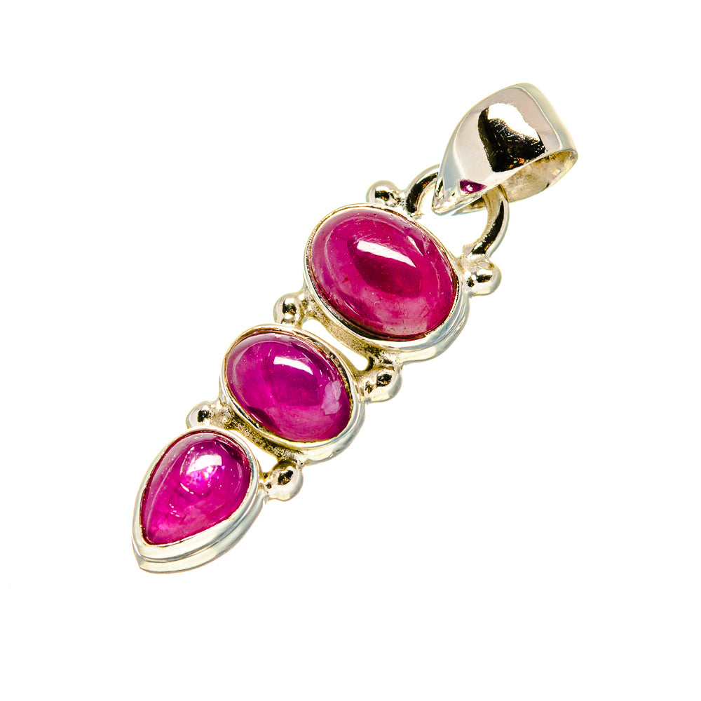 Ruby Pendants handcrafted by Anasilvercos - PD753637
