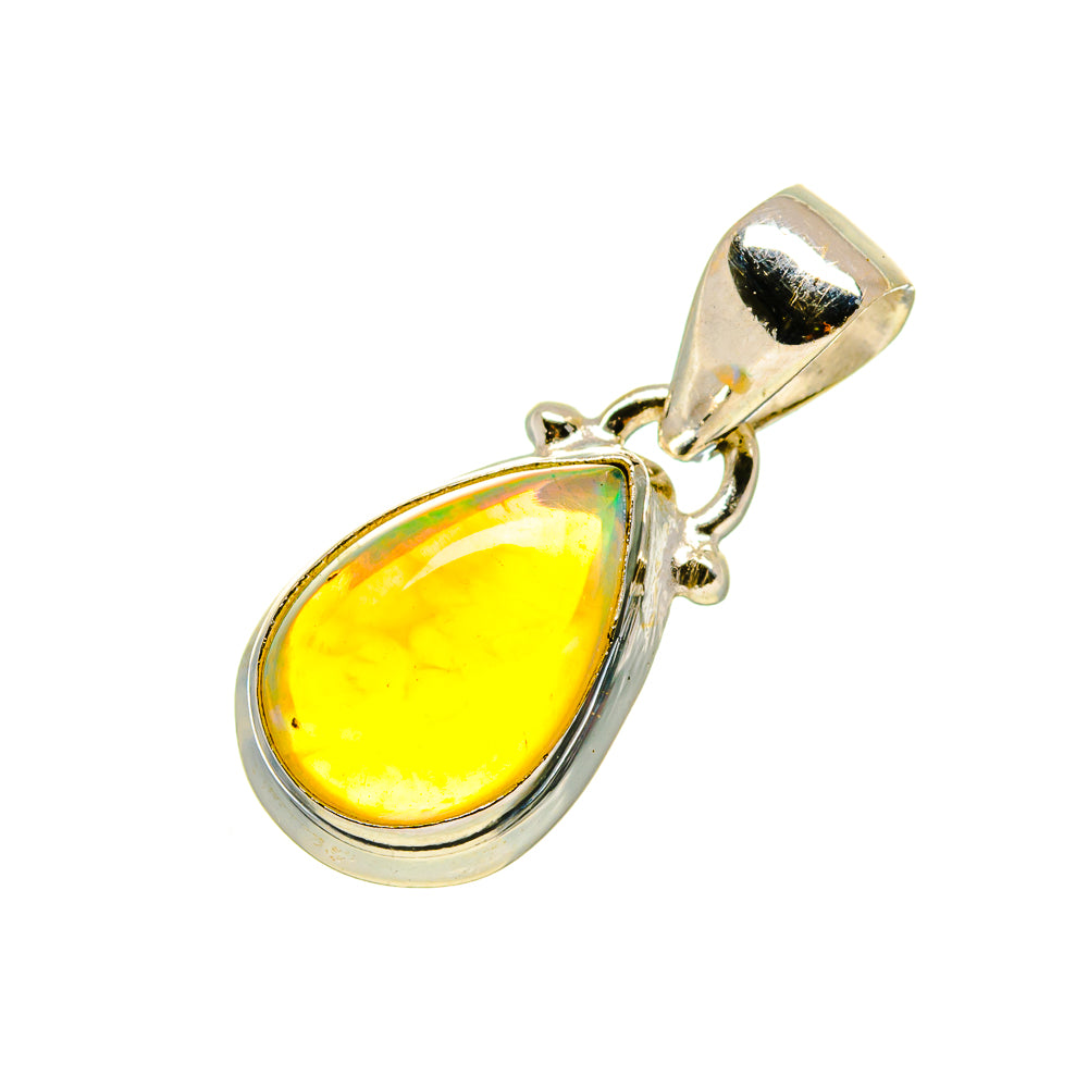 Ethiopian Opal Pendants handcrafted by Anasilvercos - PD753641