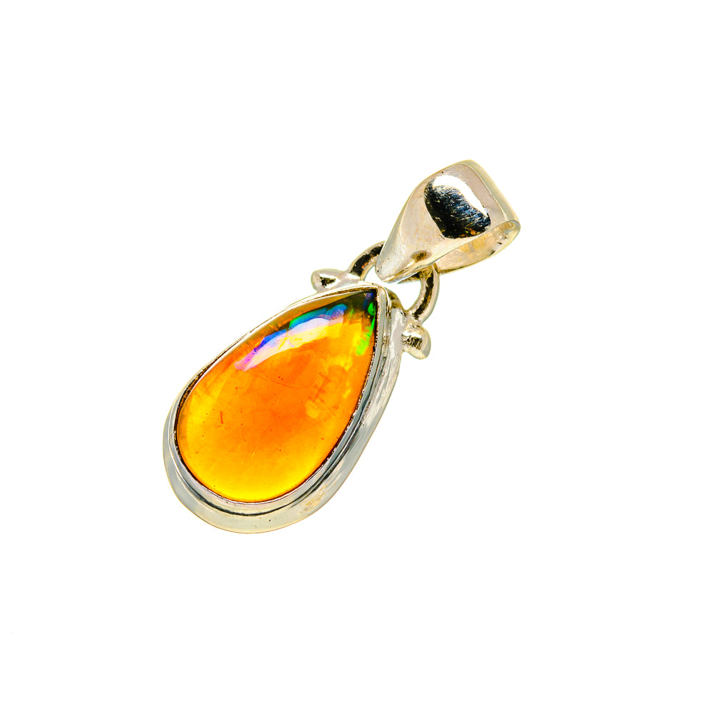 Ethiopian Opal Pendants handcrafted by Anasilvercos - PD753643