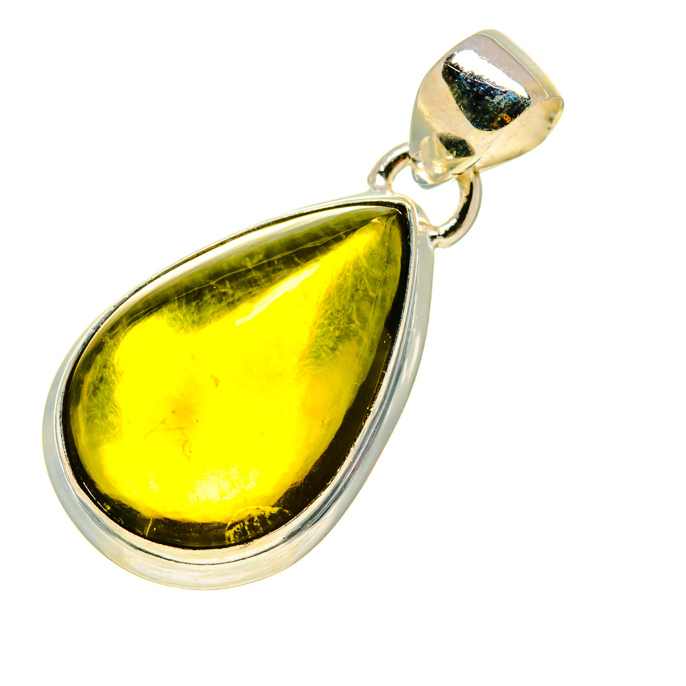 Olive Quartz Pendants handcrafted by Anasilvercos - PD753645