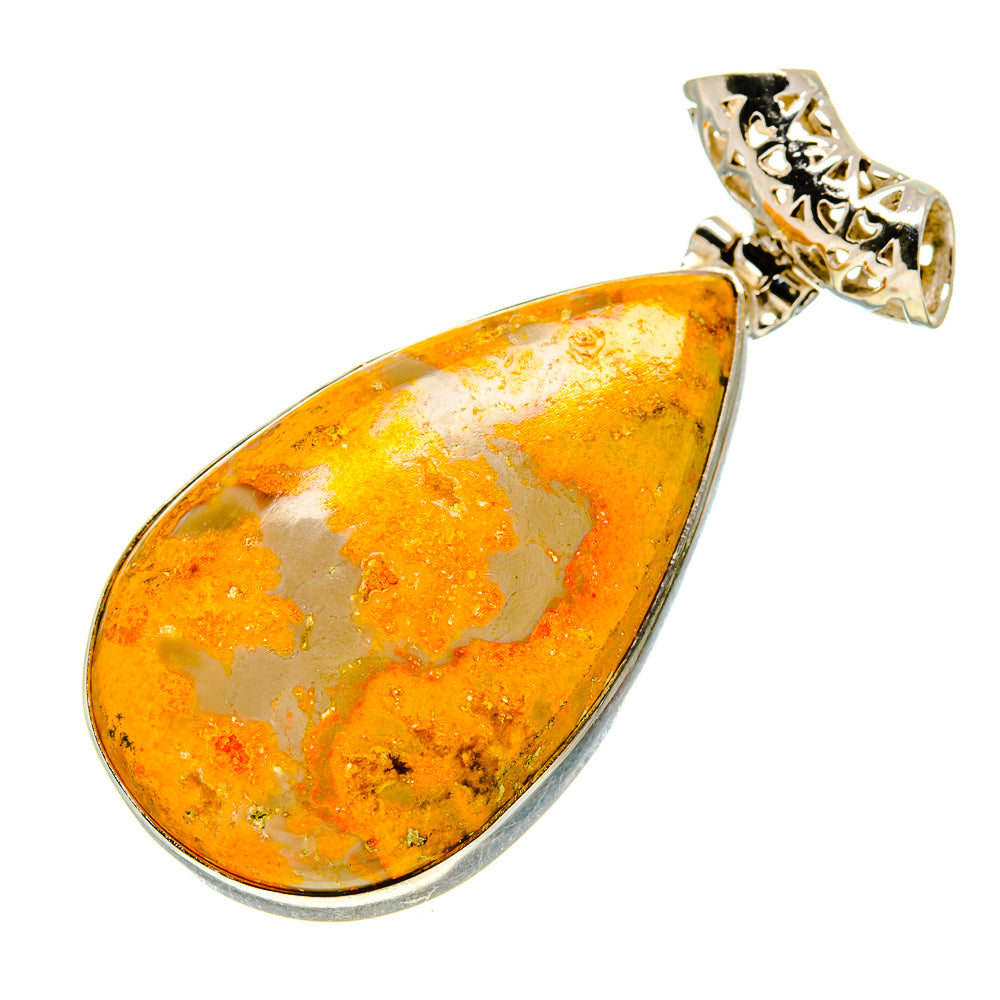 Bumble Bee Jasper Pendants handcrafted by Anasilvercos - PD753683