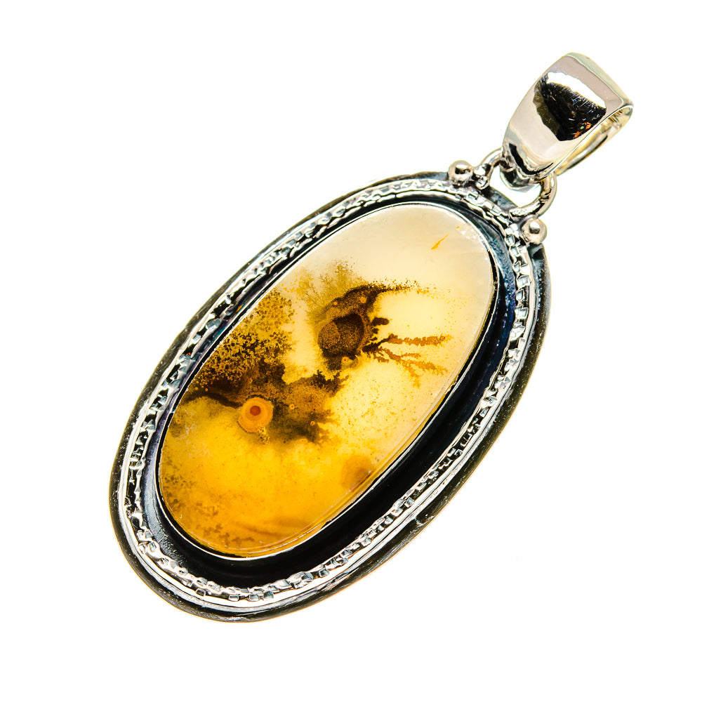 Scenic Dendritic Agate Pendants handcrafted by Anasilvercos - PD753709