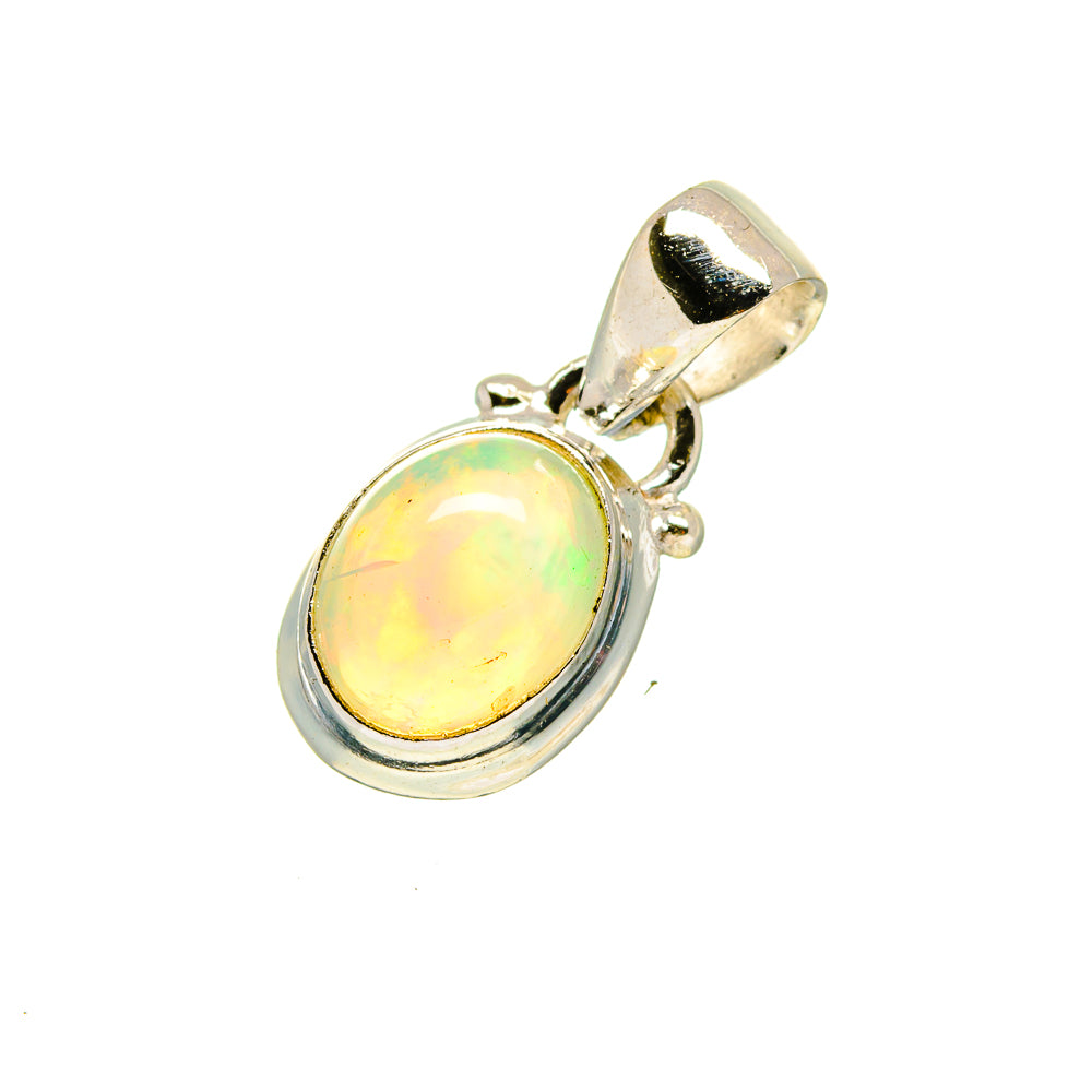 Ethiopian Opal Pendants handcrafted by Anasilvercos - PD753758