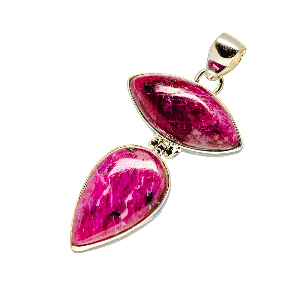 Ruby Fuchsite Pendants handcrafted by Anasilvercos - PD753780