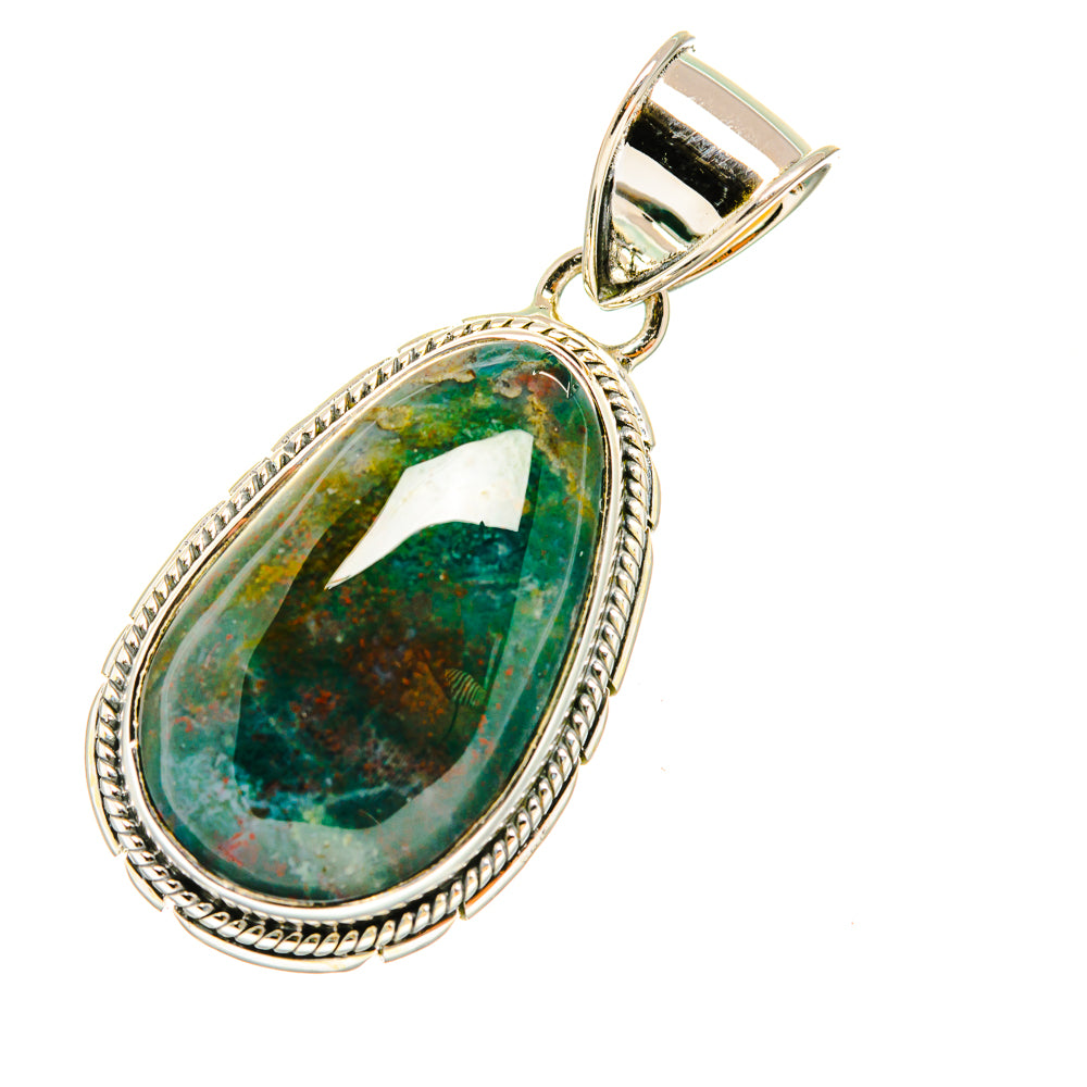 Bloodstone Pendants handcrafted by Anasilvercos - PD7538