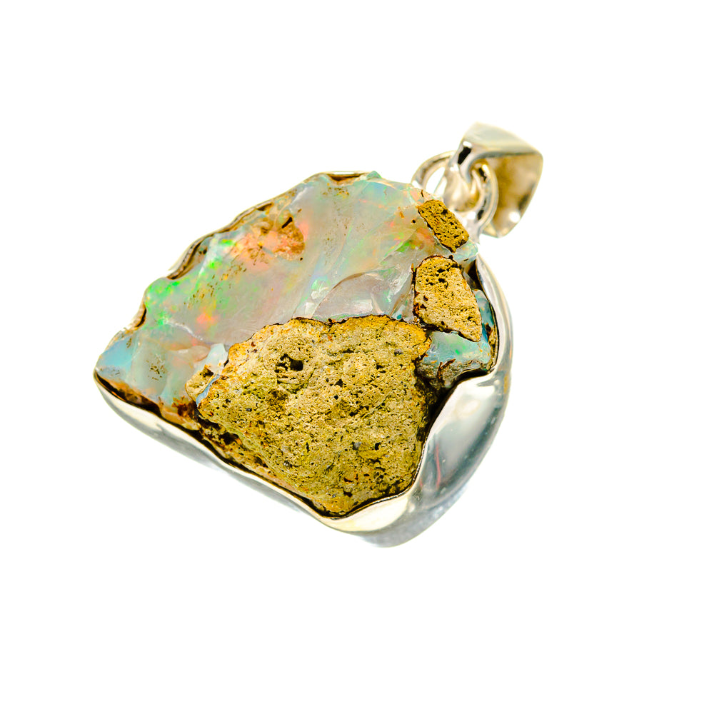 Ethiopian Opal Pendants handcrafted by Anasilvercos - PD753805