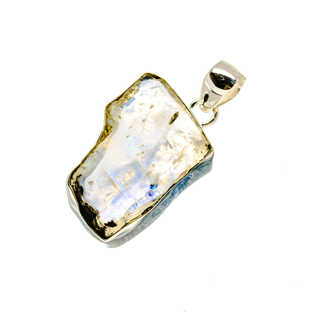 Rainbow Moonstone Pendants handcrafted by Anasilvercos - PD753810