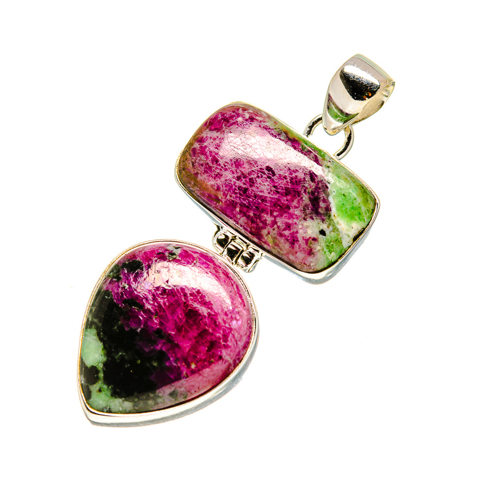 Ruby Zoisite Pendants handcrafted by Anasilvercos - PD753831