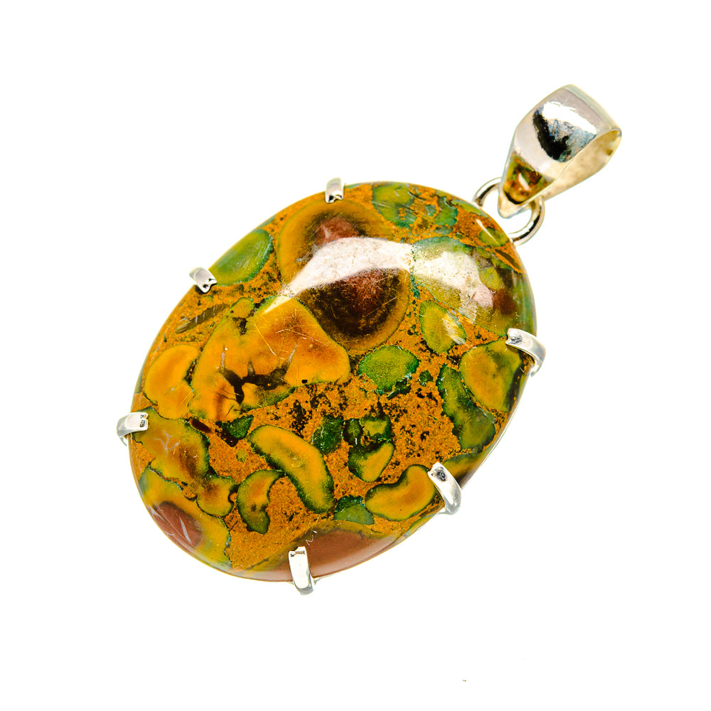 Rainforest Jasper Pendants handcrafted by Anasilvercos - PD753832