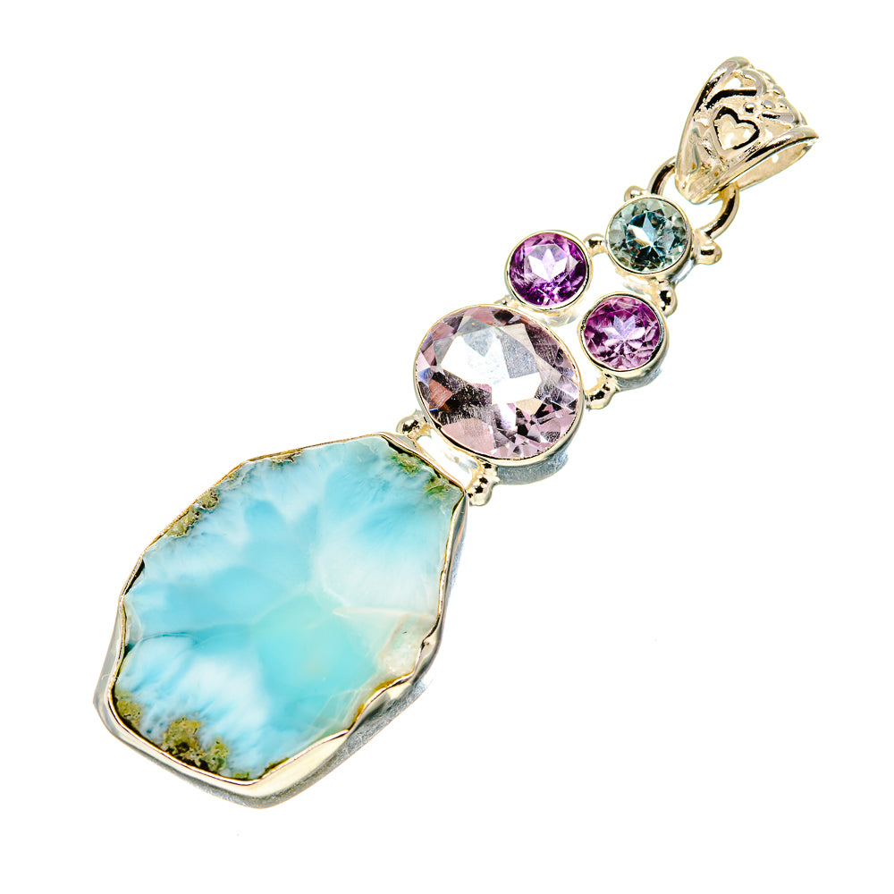 Larimar Pendants handcrafted by Anasilvercos - PD753843