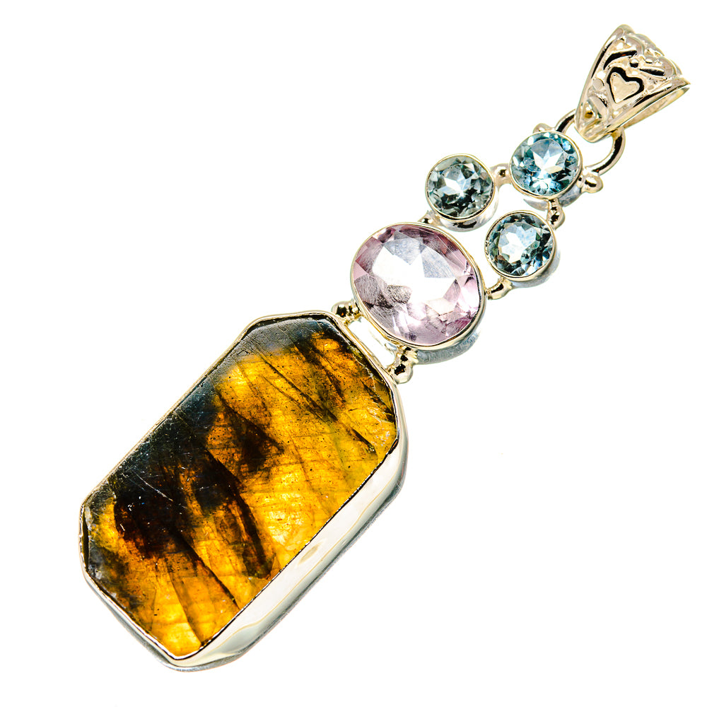 Labradorite Pendants handcrafted by Anasilvercos - PD753844
