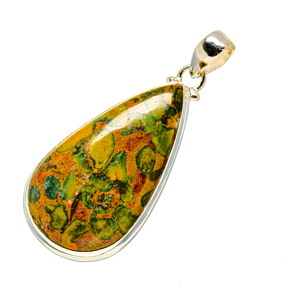 Rainforest Jasper Pendants handcrafted by Anasilvercos - PD753854