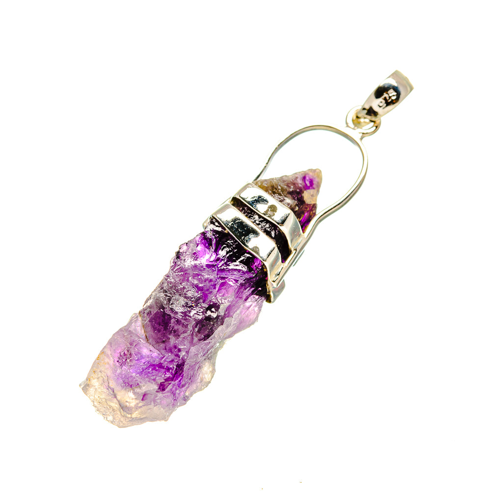 Amethyst Crystal Pendants handcrafted by Anasilvercos - PD753919