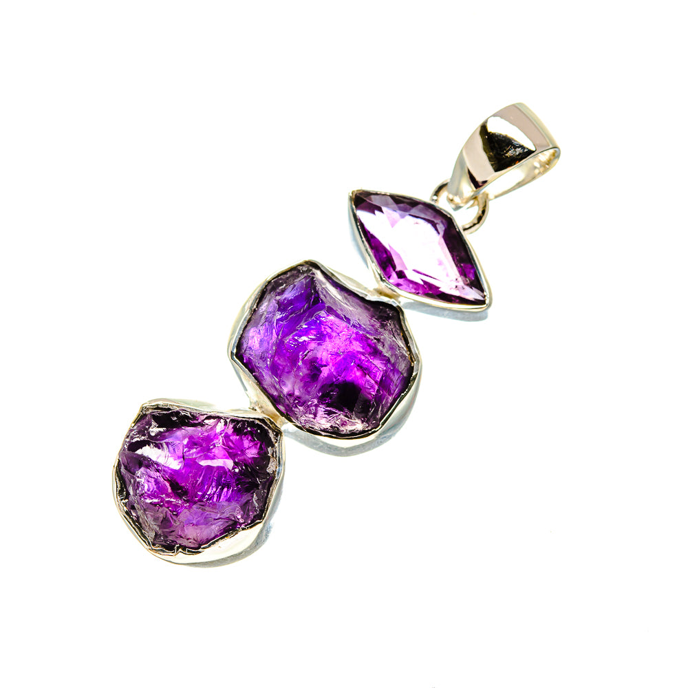 Amethyst Pendants handcrafted by Anasilvercos - PD753923