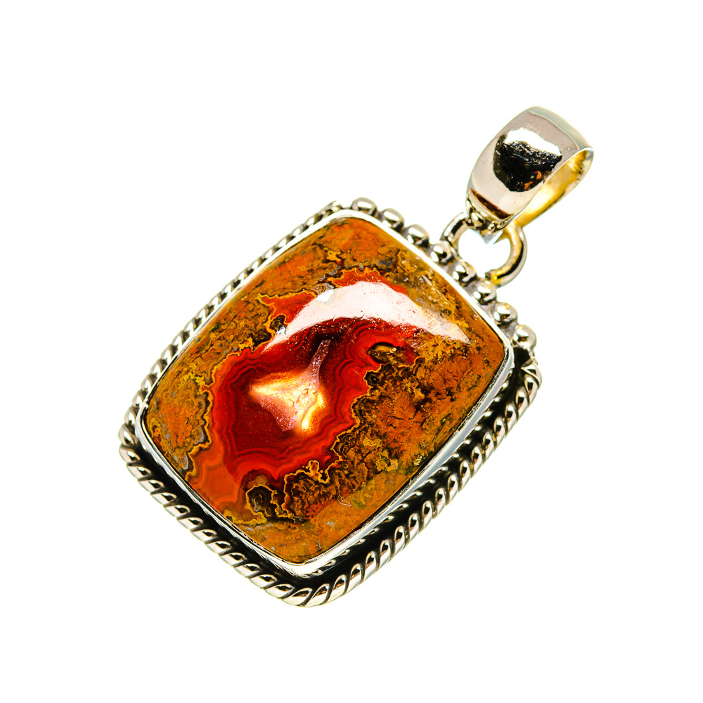 Moroccan Agate Pendants handcrafted by Anasilvercos - PD753960